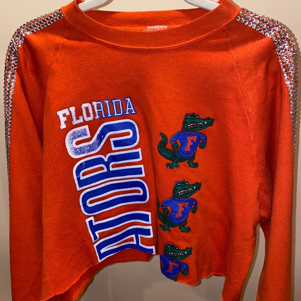 Furst of a Kind Vintage Gators UF Cropped Sweater